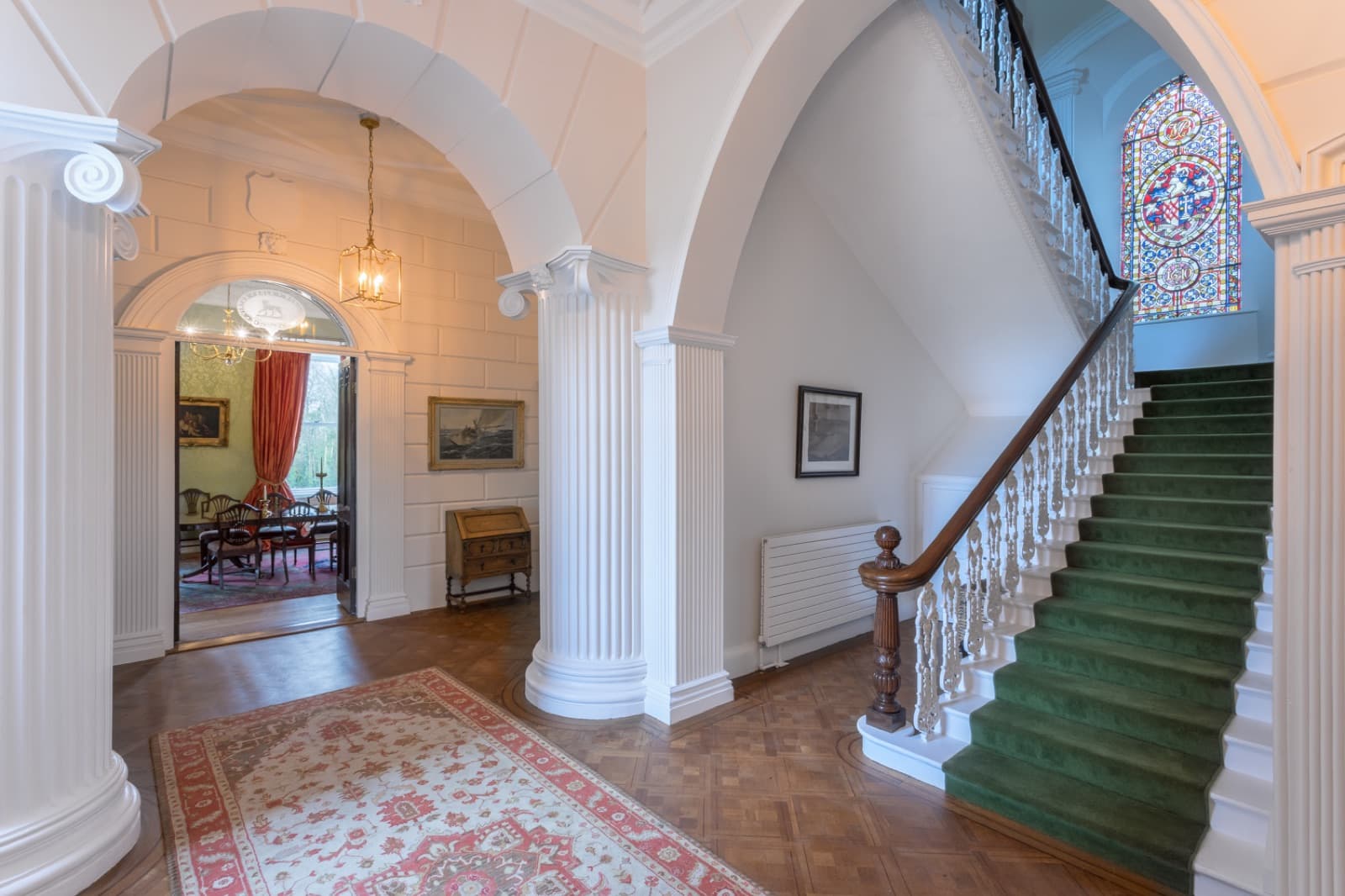 The main staircase