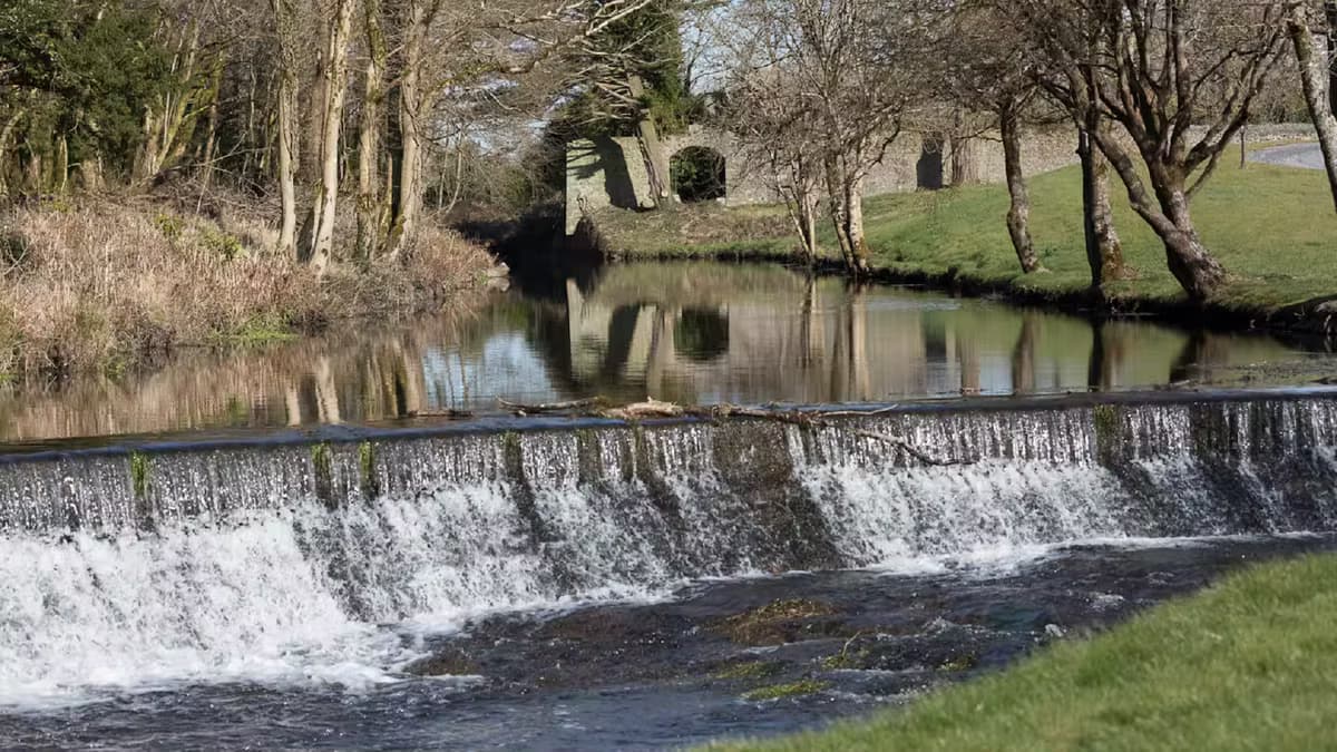 River waterfall — second view
